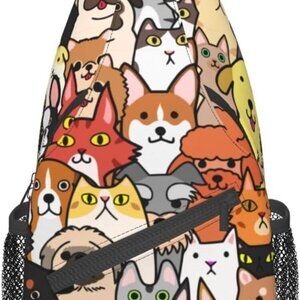 Colorful Animal Print Sling Bag